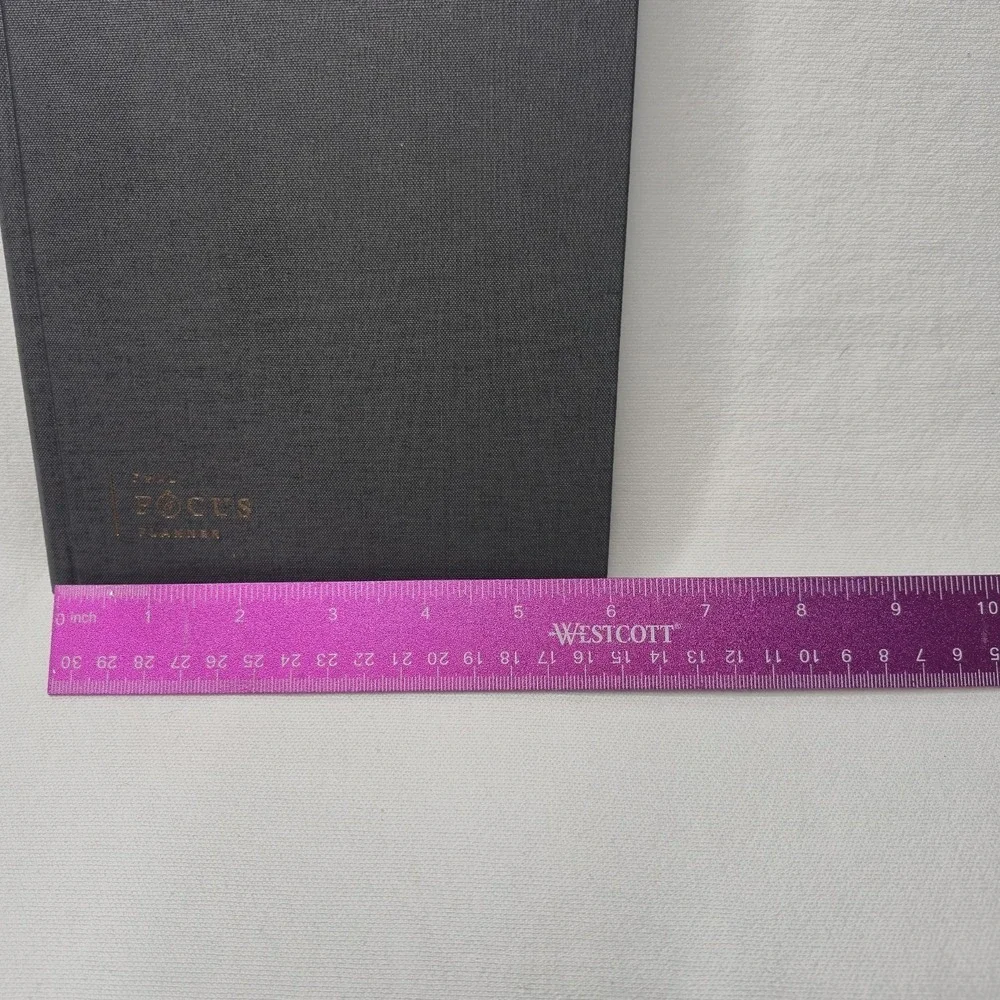 FULL FOCUS PLANNER Michael Hyatt Linen Hardcover Journal Black NEW + Bonus READ!